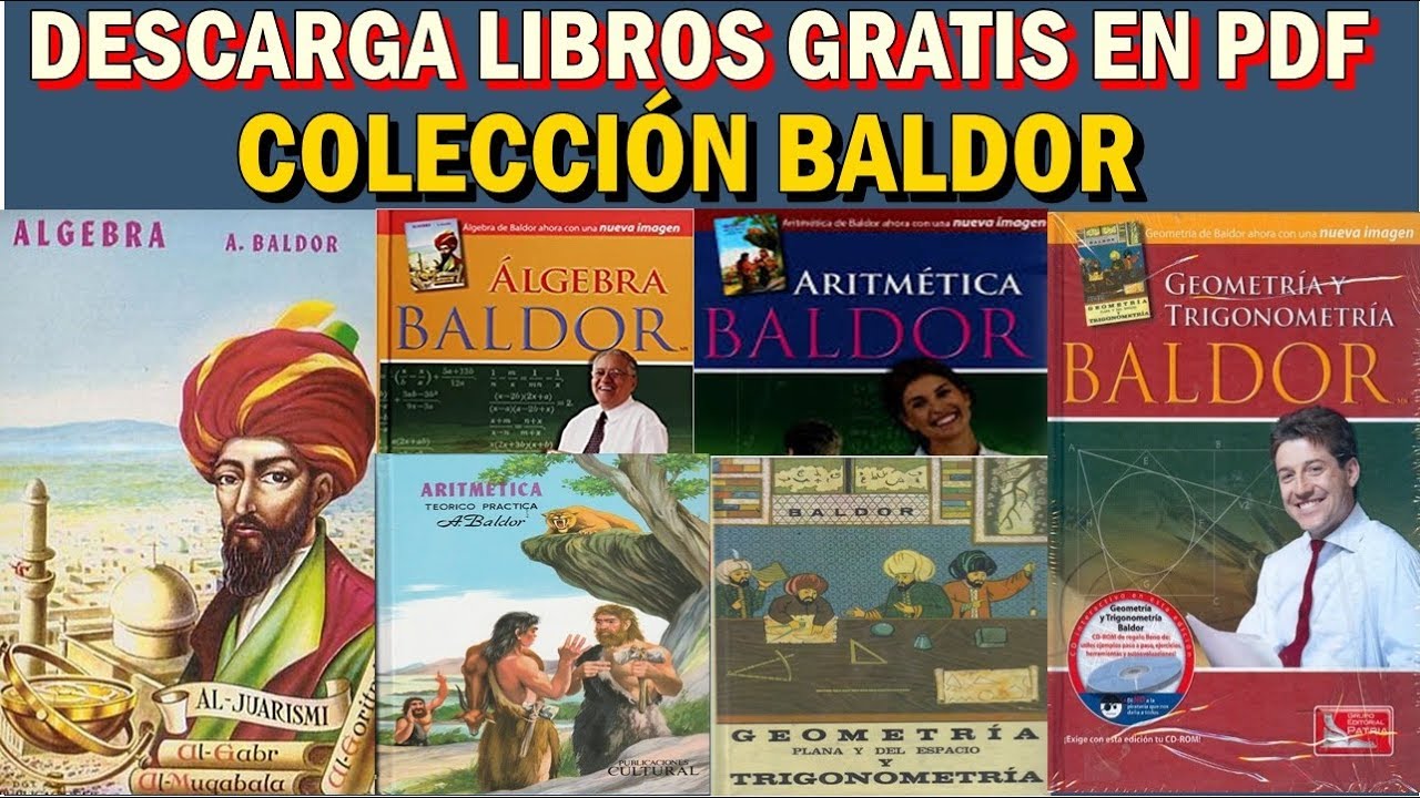 Pack De Libros De La Coleccion Baldor Gratis En Pdf Youtube