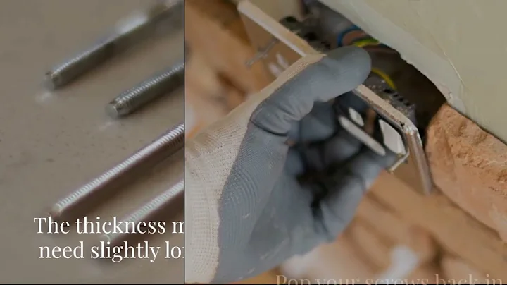 Brick Slip Installation Around Sockets or Switches