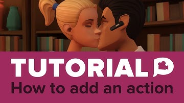 How to add an action - Plotagon Tutorial