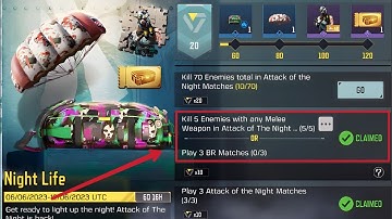 Kill 5 Enemies with any Melee Weapon in Attack of the Night Task Completed