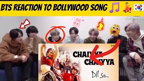 BTS Reaction to Bollywood Song🎶 “Chaiyya Chaiyya”🇰🇷 | Shah Rukh Khan Iconic Train Dance💃