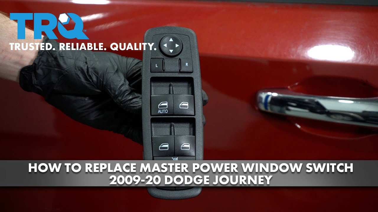 How to Replace Master Window Switch 2009-2020 Dodge Journey - YouTube