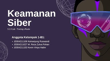 Kelompok 1 | 5.1.5-Lab Tracing a Route | TRK 58 B1