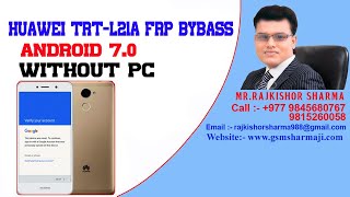 Huawei TRT-L21A (Y7 Prime) FRP  Bypass Unlock 1000% Solution 2020