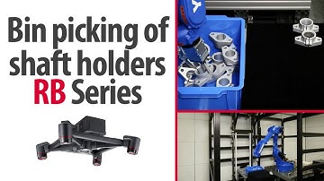 Bin picking of shaft holders | KEYENCE RB Series 3D VGR