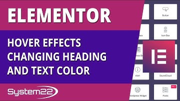 Elementor: Cambiar el color del encabezado y del texto 👈