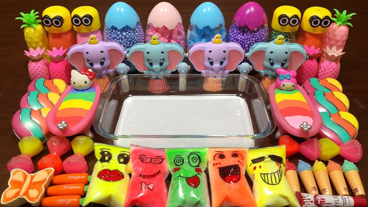 MAKING SLIME WITH FUNNY ZIP - Mixing Makeup, Clay and More Into Slime! Satisfying Slime Videos 