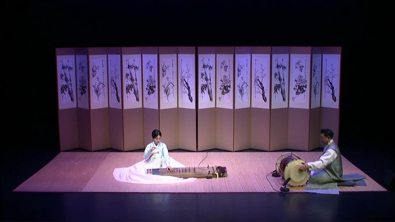 Korean Intangible Cultural Heritage No.16 - Geomungo Sanjo. Performed by Junghyun Kim. Korean Intangible Cultural Heritage No.16 - Geomungo Sanjo. Performed by Junghyun Kim.