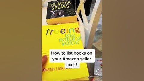 How to list books in your inventory on Amazon seller central