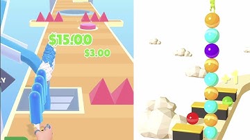 POPSICLE STACK, STACK RIDER, ROPE STACK RUN and other games - Gameplay Walkthrough FOR IOS, Android