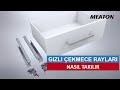 Gizli çekmece rayları nasıl takılır | MEATON