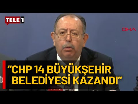 YSK Başkanı Ahmet Yener'den seçim açıklaması: Sandıkların yüzde 99.9'u açıldı!