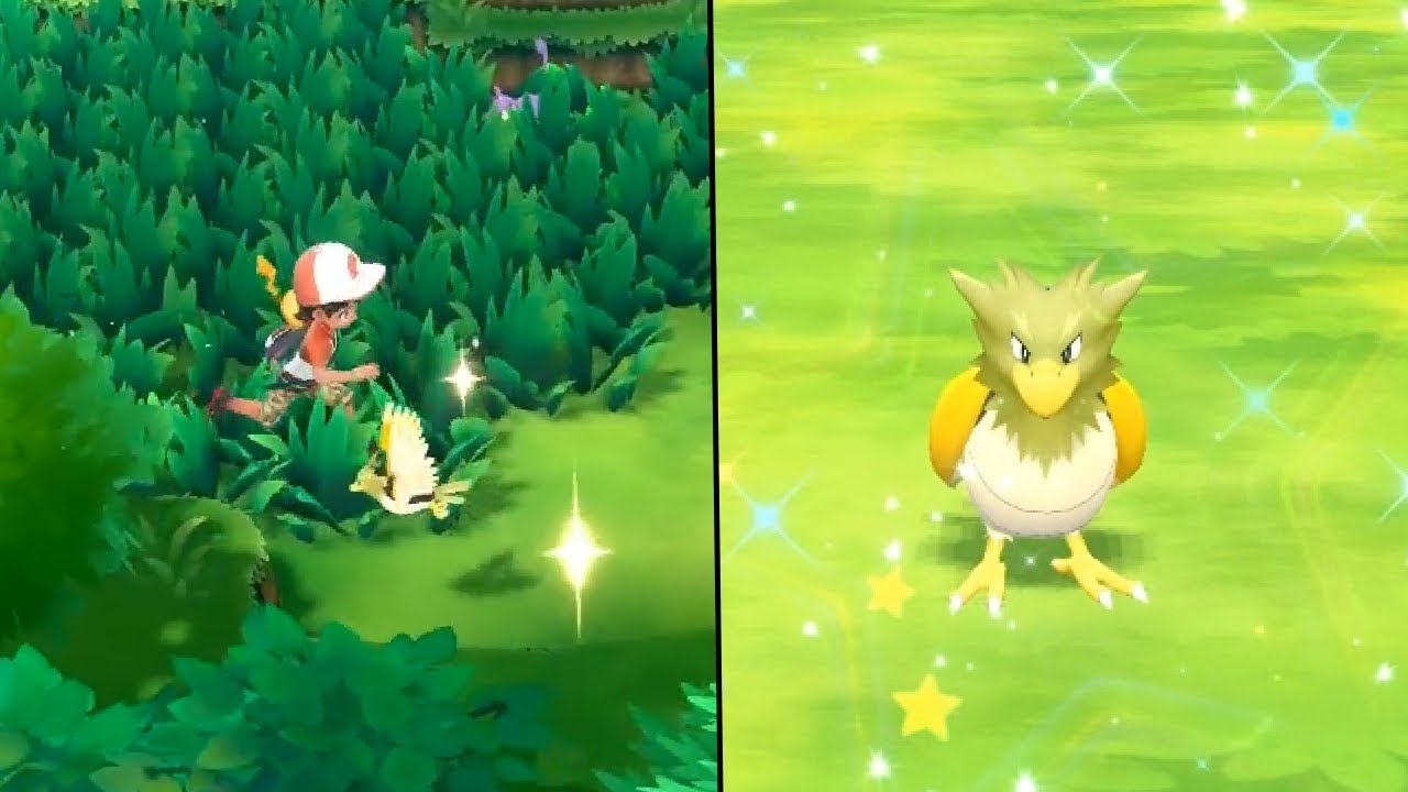 shiny pokemon, shiny pokemon lets go, shiny spearow, shiny spea...