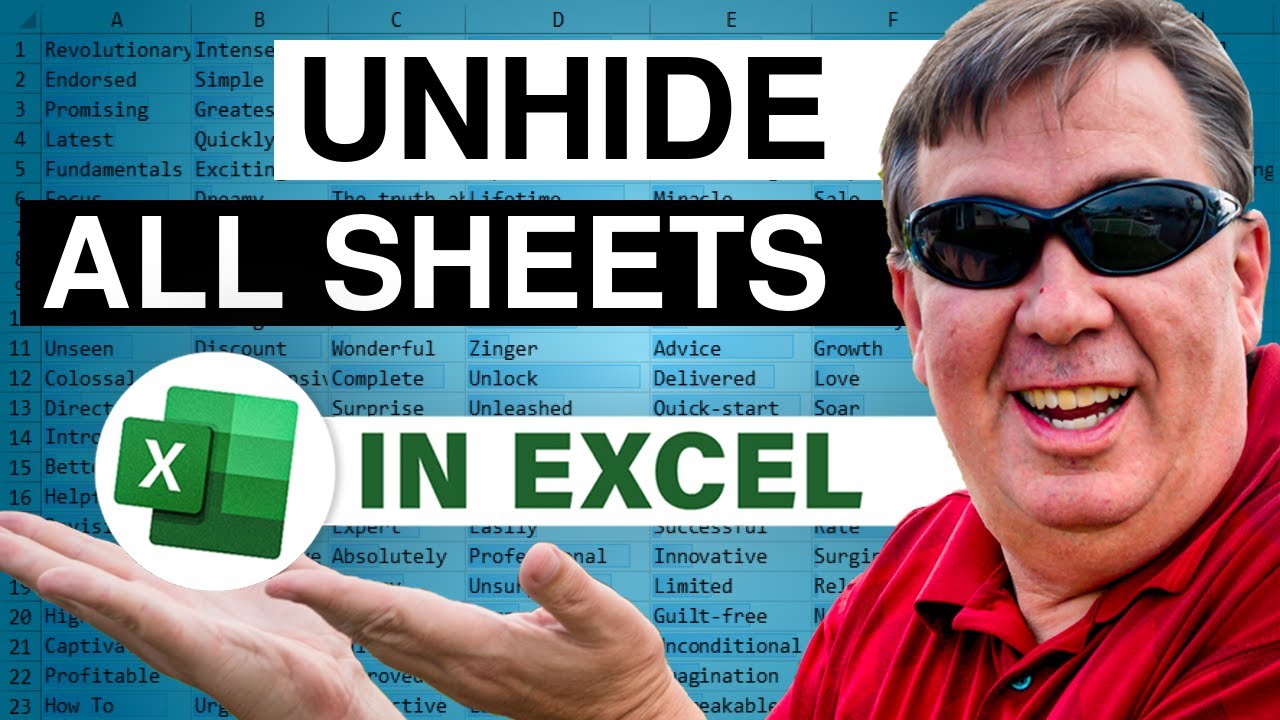 unhide-multiple-worksheets-in-excel-2379-youtube