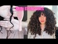 BRUSH STYLING CURLY HAIR TIPS: curly hair routine for ultra defined curls   (2c,3a,3b, curls)