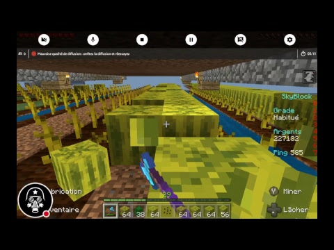 minecraft pe skyblock server