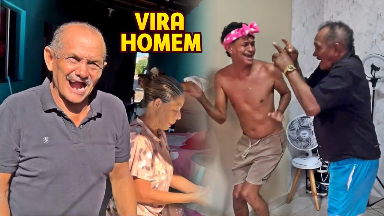 VELHO BRUTO PEGOU AR COM SEU FILHO 😂😂😂 SÓ RESENHA 