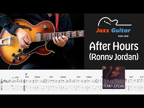 After Hours (Ronny Jordan) - Jazz Guitar Melody Lesson