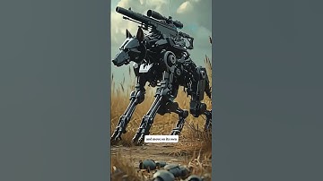 This Robot Dog Is Built for Battle #ai #aishorts #airobot #ytshorts