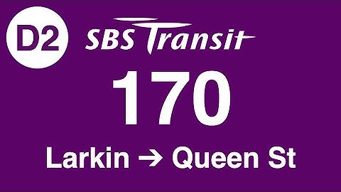 SBS Transit Cross-border Bus 170 Direction 2 Hyperlapse