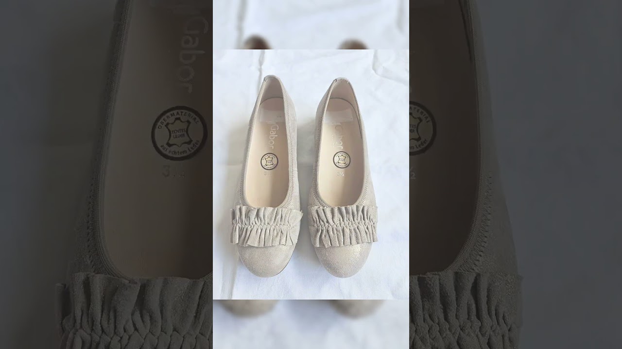 Gabor Beige Suede Flat Shoes / Flats / Ballerinas EU 36 - доступно к заказу @noemi_vintage (IG)