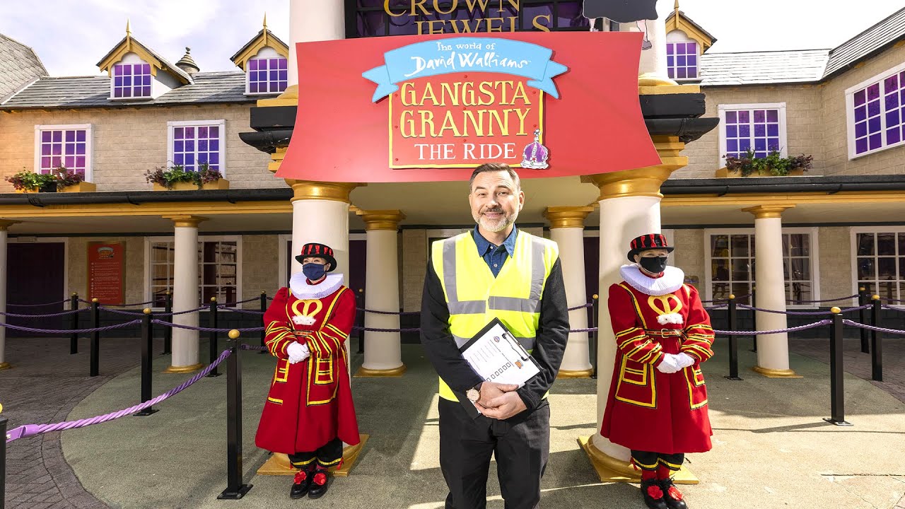 FIRST LOOK - Gangsta Granny: The Ride - Alton Towers Resort - YouTube