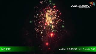 Батарея салютов Maxsem, 0,8, 1, 1.2-308 залпов, веерный, MC132