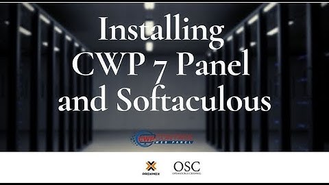 Installatie van CWP - Centos Web Panel en Softaculous op je VPS