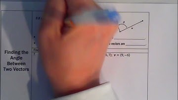 Precalculus 6.4 Vectors and Dot Products Notes