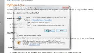Theme Editor - Installing Python