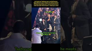 Taehyung got excited after seeing Busta Rhymes at the AMAs show 😭💜 Taehyung got excited after seeing Busta Rhymes at the AMAs show 😭💜