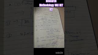 UGC NET full ICT notes handwriting