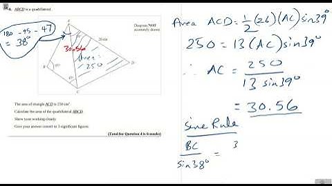 Pearson-Edexcel GCSE to A-level Transition Trigonometric Ratios Exam Questions Q4