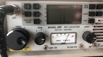 RFI Locate during routine line patrol. Shaky production.