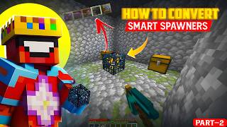 How To Convert Spawners Into Smart Spawners As Like DonutSMP| Part-2| #spawners #minecraftbuilding News