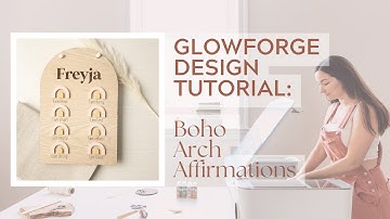 Glowforge File Design Tutorial: Boho Minimalist Affirmations Sign using Adobe Illustrator