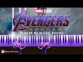 Avengers 4: Endgame - Official Trailer #2 Music (Piano) + SHEETS/SYNTHESIA