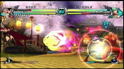 Tatsunoko vs. Capcom - Odd Glitch