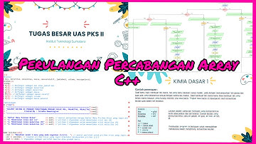 UAS PKS II | MEMBUAT PROGRAM MENGGUNAKAN KONSEP PERCABANGAN, PERULANGAN, DAN ARRAY | ITERA