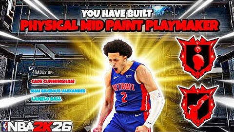 *NEW SEASON* THE BEST & MOST UNSTOPPABLE Cade Cunningham Build In 2K26!!