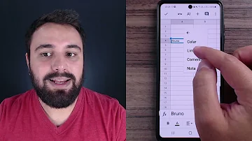 Como usar a planilha do celular?