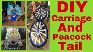 Trying to be an Artist | diy peacock tail | diy Cinderella carriage | Denisol’s Goodness