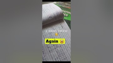 We gave two exams in a day 😫|Mid sem 1|Soit RGPV #college #bhopal #collegelife #rgpv #university