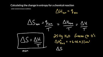 Week 11 - 5. Calculating entropy change for a reaction