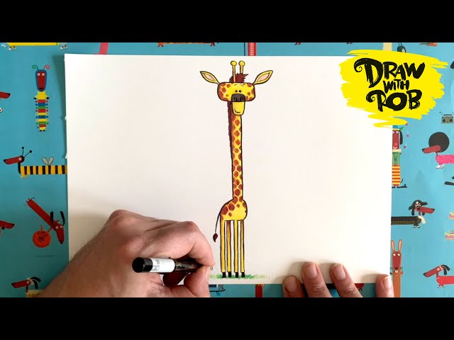 #DrawWithRob 31 Giraffe