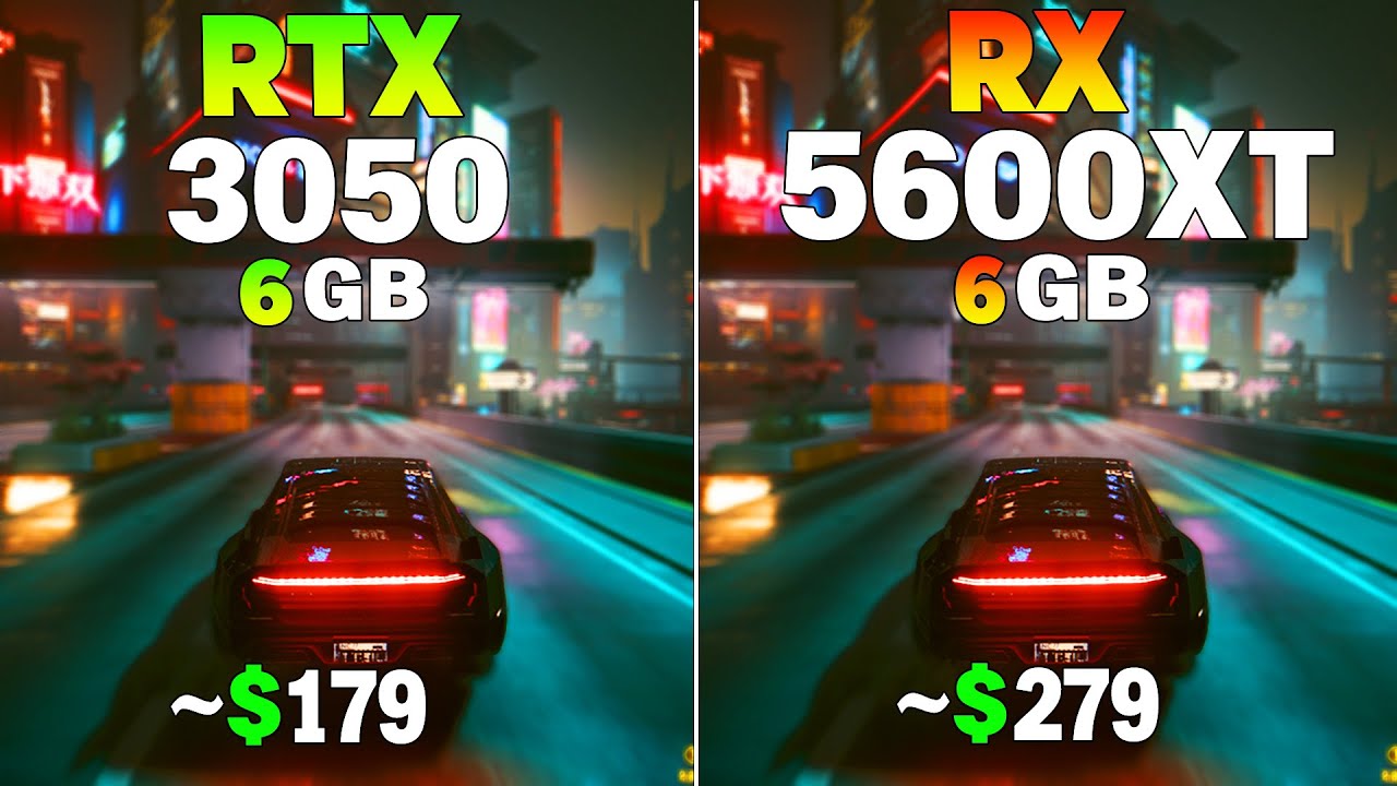 RTX 3050 vs RX 5600 XT - Test in 8 Games - YouTube