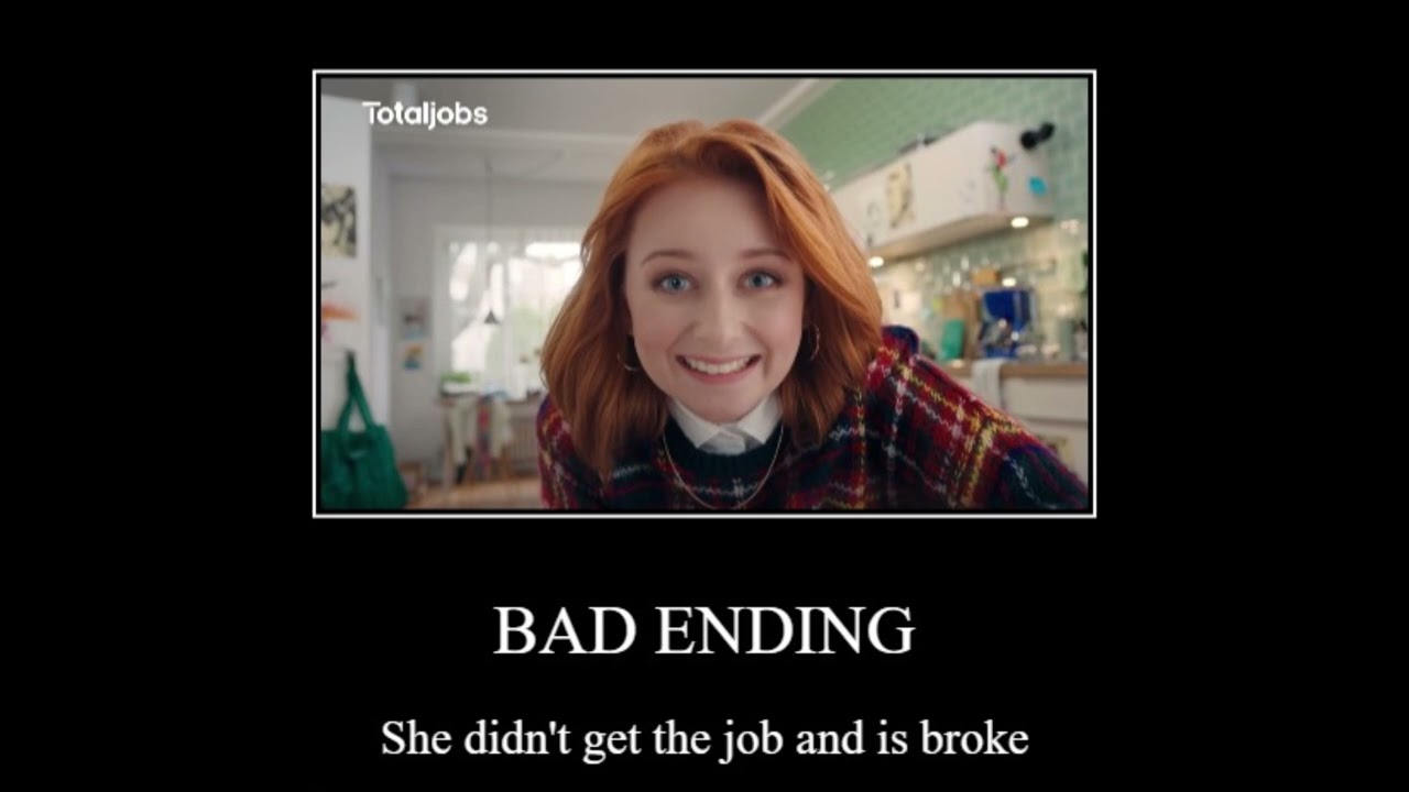 TotalJobs Advert All Endings