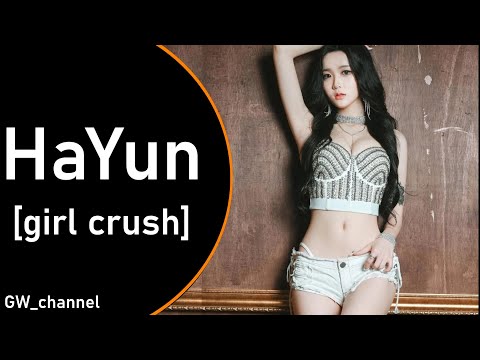 HaYun the youngest member of the Girl Crush group.