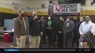 Gov. Cuomo Hits Road To Raise Awareness Of New Vaccine Sites