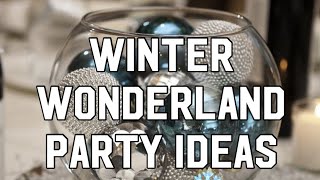DIY Winter Wonderland Party Ideas! Christmas 2021 l Holiday Decor, Treats, and Much More!!